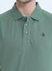 Image de Polo manches longues maille piquée 2 XL VERT MOUSSE