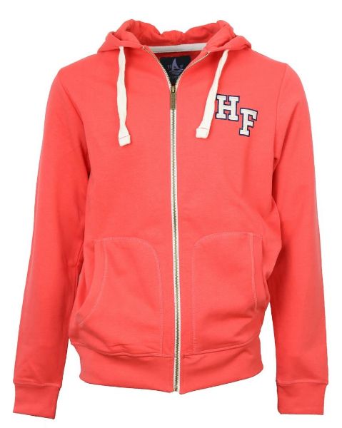 Image de Sweat capuche grande broderie M CORAIL