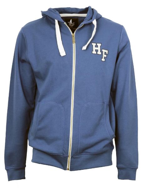 Image de Sweat capuche grande broderie XL BLEU