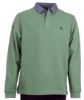 Image de Sweat shirt col polo col jeans 3 XL VERT MOUSSE