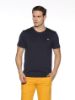Image de T shirt coton bio-wash col rond S MARINE