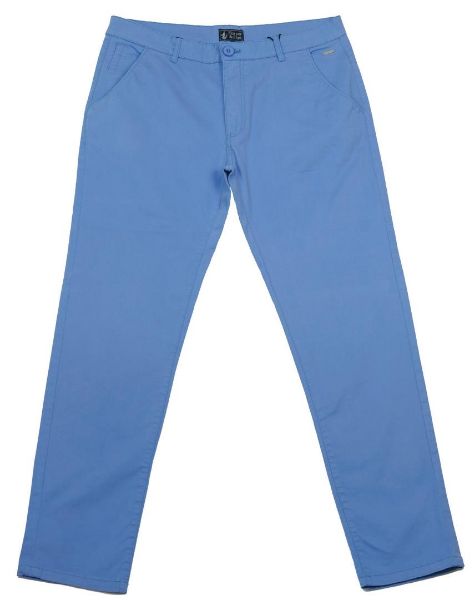 Image de Pantalon coton - élasthane 38 CIEL