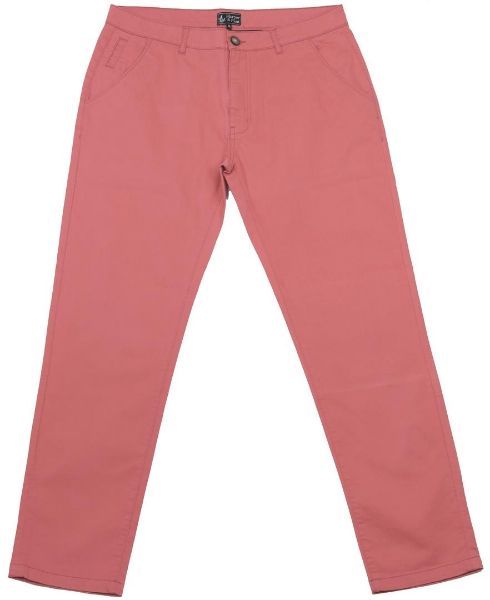 Image de Pantalon coton - élasthane 38 VIEUX ROSE