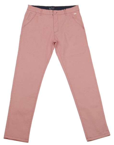 Image de Pantalon coton - élasthane 44 ROSE