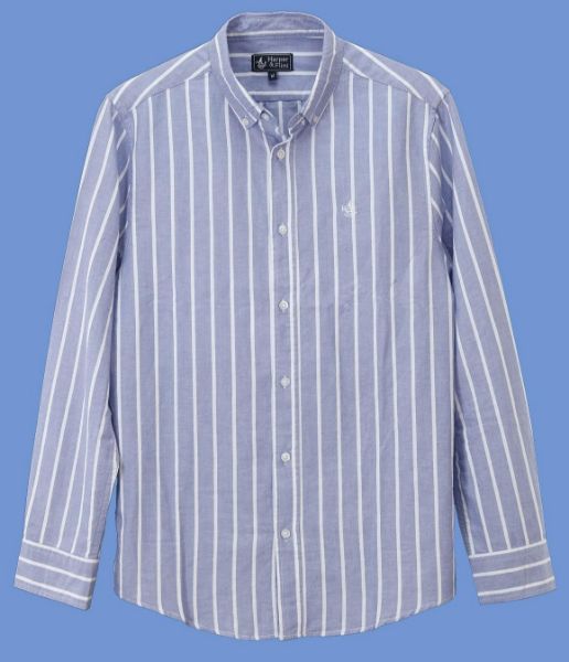 Image de Chemise regular fit Oxford larges rayures XL Transat