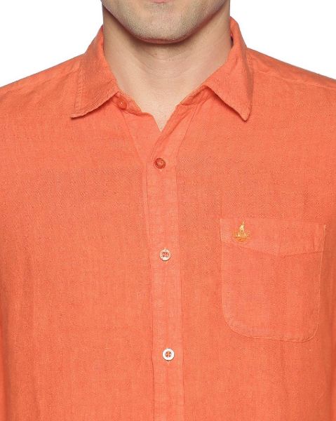 Image de Chemise lin manches courtes M CORAIL