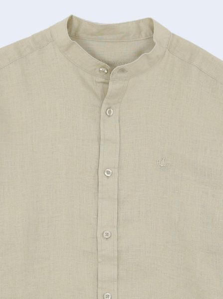 Image de Chemise lin unie col Mao XL NATUREL