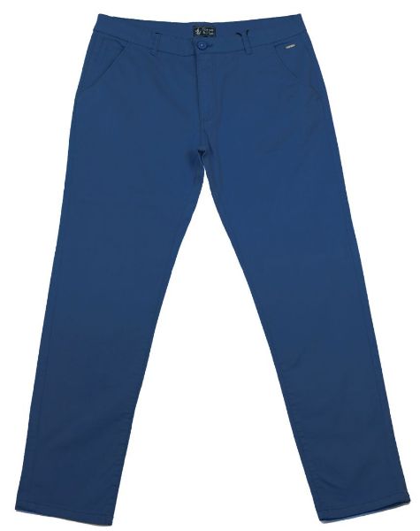 Image de Pantalon coton - élasthane 38 BLEU