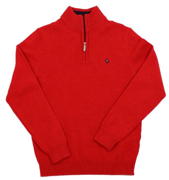 Image de Pull laine col camionneur XL ROUGE