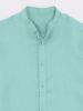 Image de Chemise lin unie col Mao 2 XL TURQUOISE