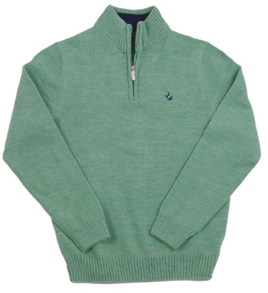 Image de Pull laine col camionneur 2 XL VERT MENTHE