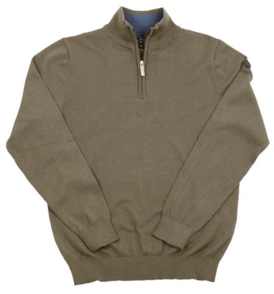 Image de Pull col camionneur toucher cachemire M TAUPE