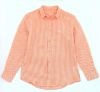 Image de Chemise lin manches longues rayée M ORANGE