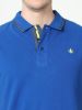 Image de Polo uni coton piqué S COBALT