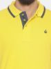 Image de Polo uni coton piqué L JAUNE