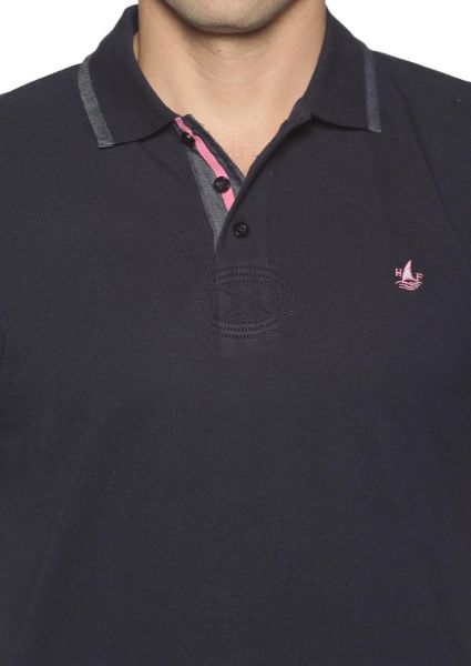 Image de Polo uni coton piqué 2 XL MARINE / MALAB