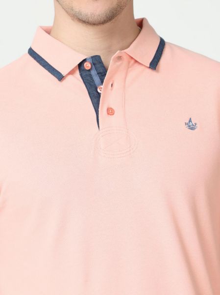 Image de Polo uni coton piqué L PECHE