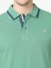 Image de Polo uni coton piqué M VERT MOUSSE