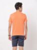 Image de T shirt coton bio-wash col V M CORAIL