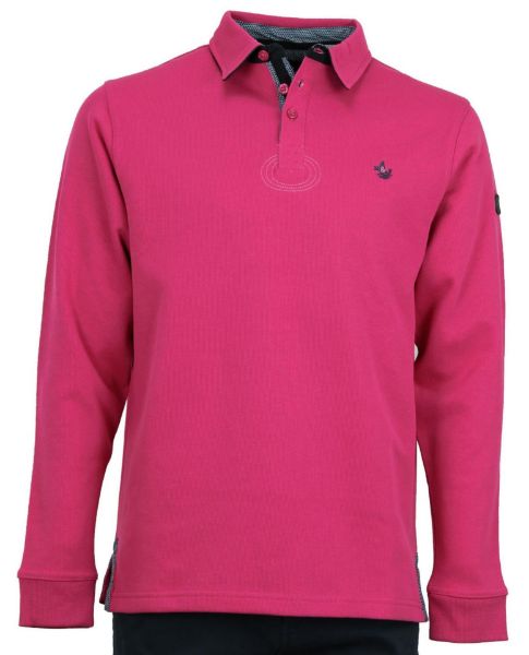 Image de Sweat shirt col polo 4 XL FUCHSIA