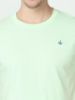 Image de T shirt coton bio-wash col rond XL VERT