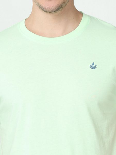 Image de T shirt coton bio-wash col rond 3 XL VERT