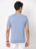 Image de T shirt coton bio-wash col V M ARDOISE