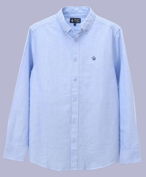 Image de Chemise regular fit Oxford unie 4 XL CIEL