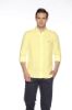 Image de Chemise lin unie M JAUNE