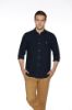 Image de Chemise lin unie 2 XL BLEU NUIT