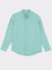 Image de Chemise lin unie col Mao 2 XL TURQUOISE