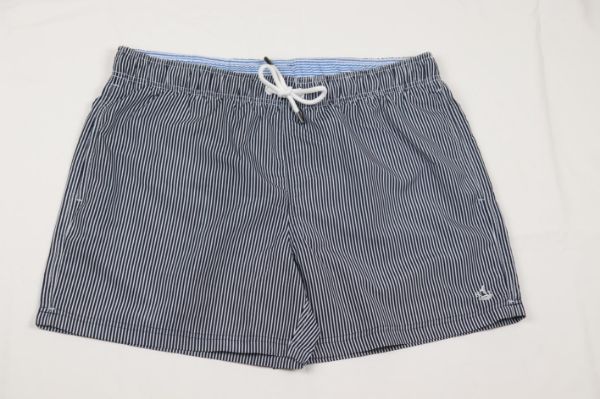 Image de Short de bain larges rayures M MARINE