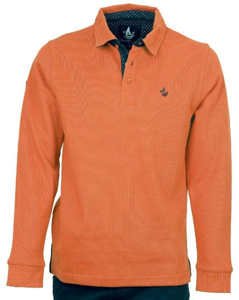 Image de Sweat shirt col polo M COGNAC