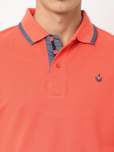 Image de Polo uni coton piqué 4 XL CORAIL