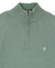 Image de Pull coton demi zip 3 XL CELADON