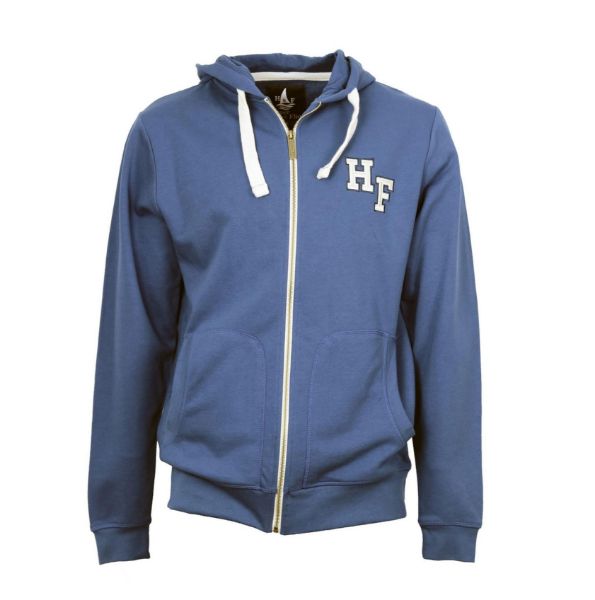 Image de Sweat capuche grande broderie 3 XL BLEU