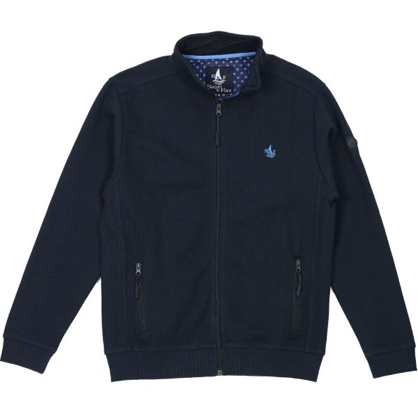 Image de Sweat shirt zippé XL MARINE / CIEL