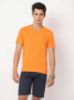 Image de T shirt coton bio-wash col V M MANGUE