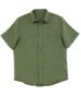 Image de Chemise lin manches courtes M KAKI