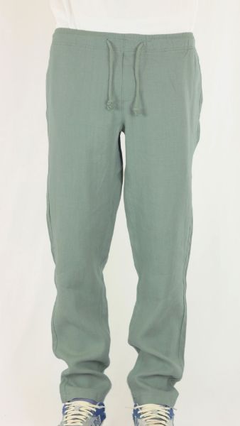 Image de Pantalon lin élastiqué M LAGON