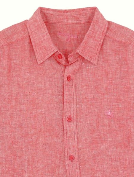 Image de Chemise en lin manches longues chinée S FRAMBOISE