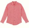 Image de Chemise en lin manches longues chinée S FRAMBOISE