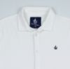 Image de Polo chemise boutonné velours éponge M BLANC