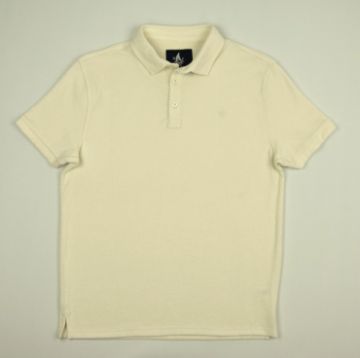 Agrandir l'image de Polo velours éponge uni L CREME Image de Polo velours éponge uni L CREME