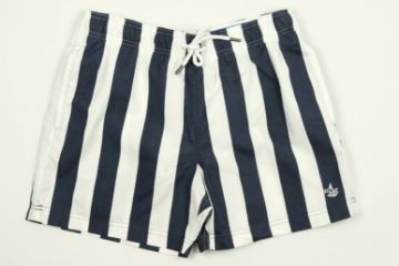 Agrandir l'image de Short de bain larges rayures 2 XL MARINE Image de Short de bain larges rayures 2 XL MARINE