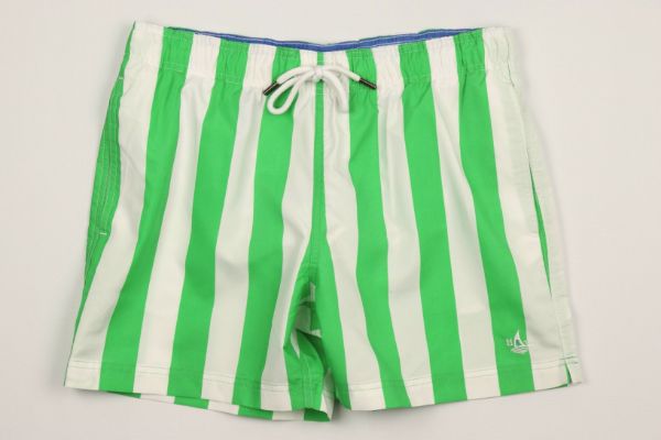 Image de Short de bain larges rayures XL VERT