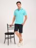 Image de Polo uni coton piqué 2 XL TURQUOISE