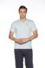 Image de T shirt coton bio-wash col V L GLACIER