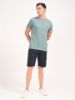 Image de T shirt coton bio-wash col rond S LAGON