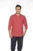 Image de Chemise lin unie 3 XL BRIQUE